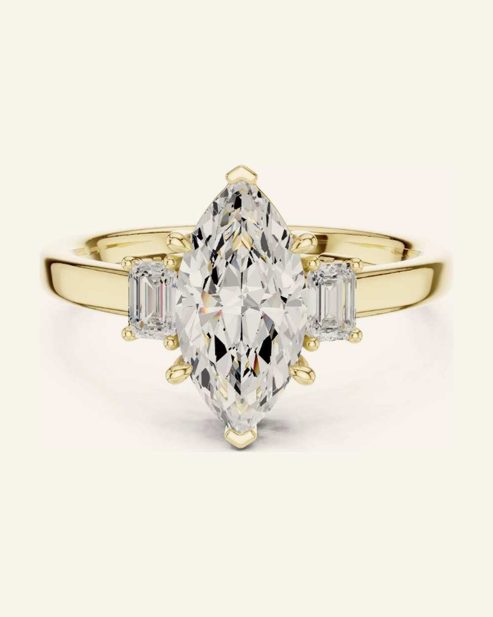 Nora ring by OLIVE Fine Jewellery in Yellow gold