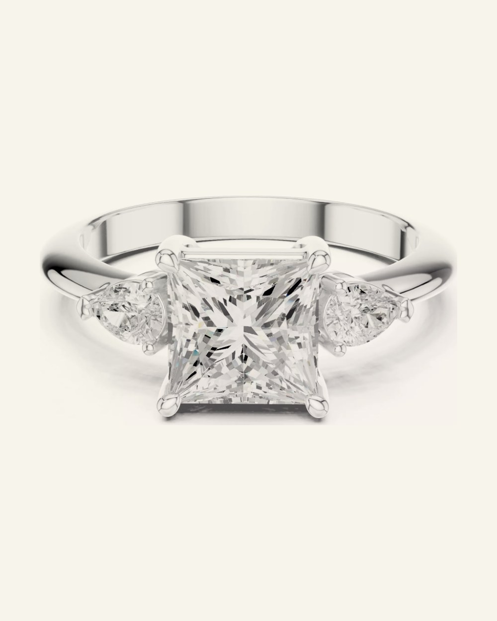 Amelia ring by OLIVE Fine Jewellery in White gold / Platinum