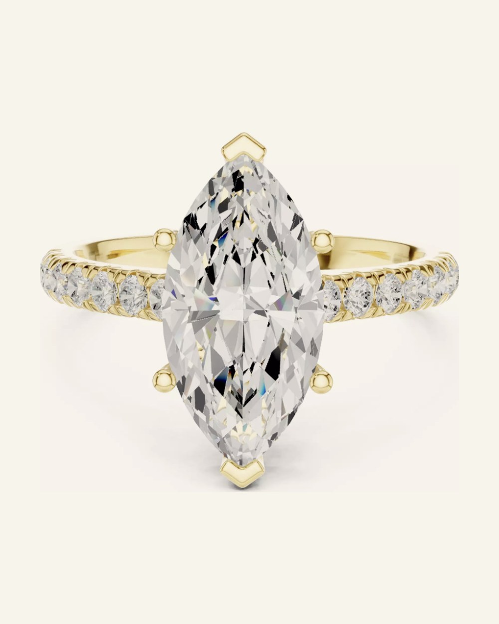 Skye ring by OLIVE Fine Jewellery in Yellow gold