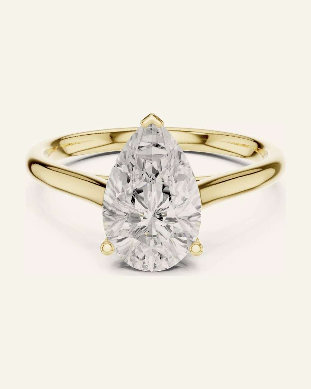 Jade ring by OLIVE Fine Jewellery in Yellow gold
