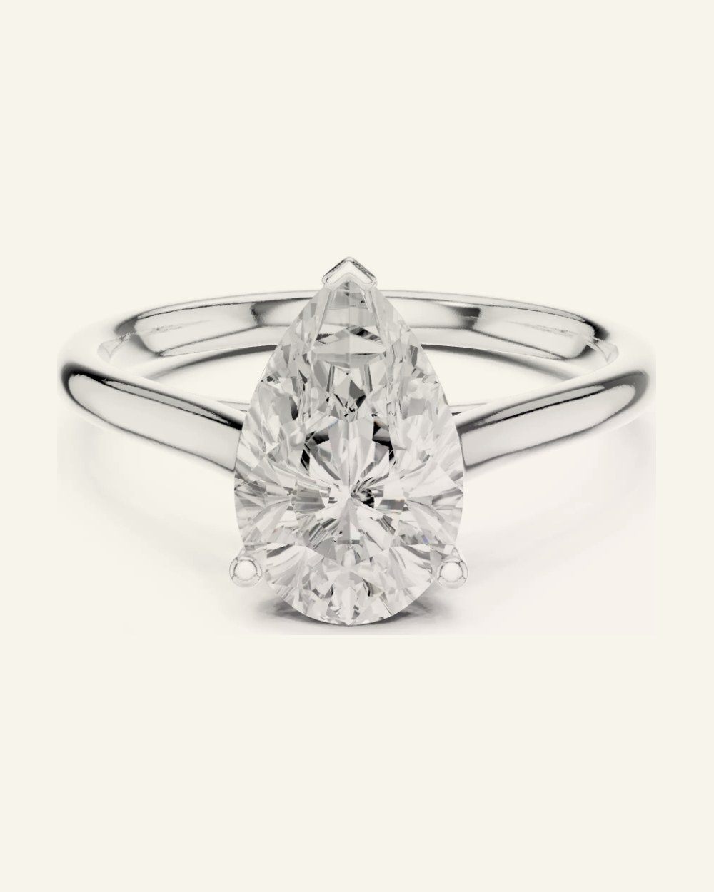 Jade ring by OLIVE Fine Jewellery in White gold / Platinum