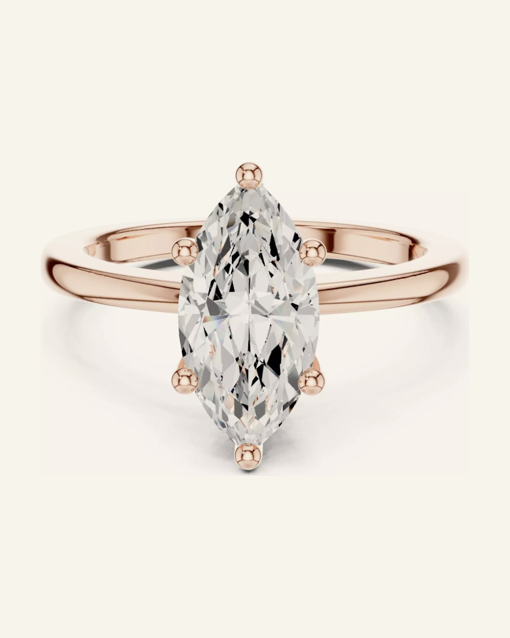 Amanda ring by OLIVE Fine Jewellery in Rose gold