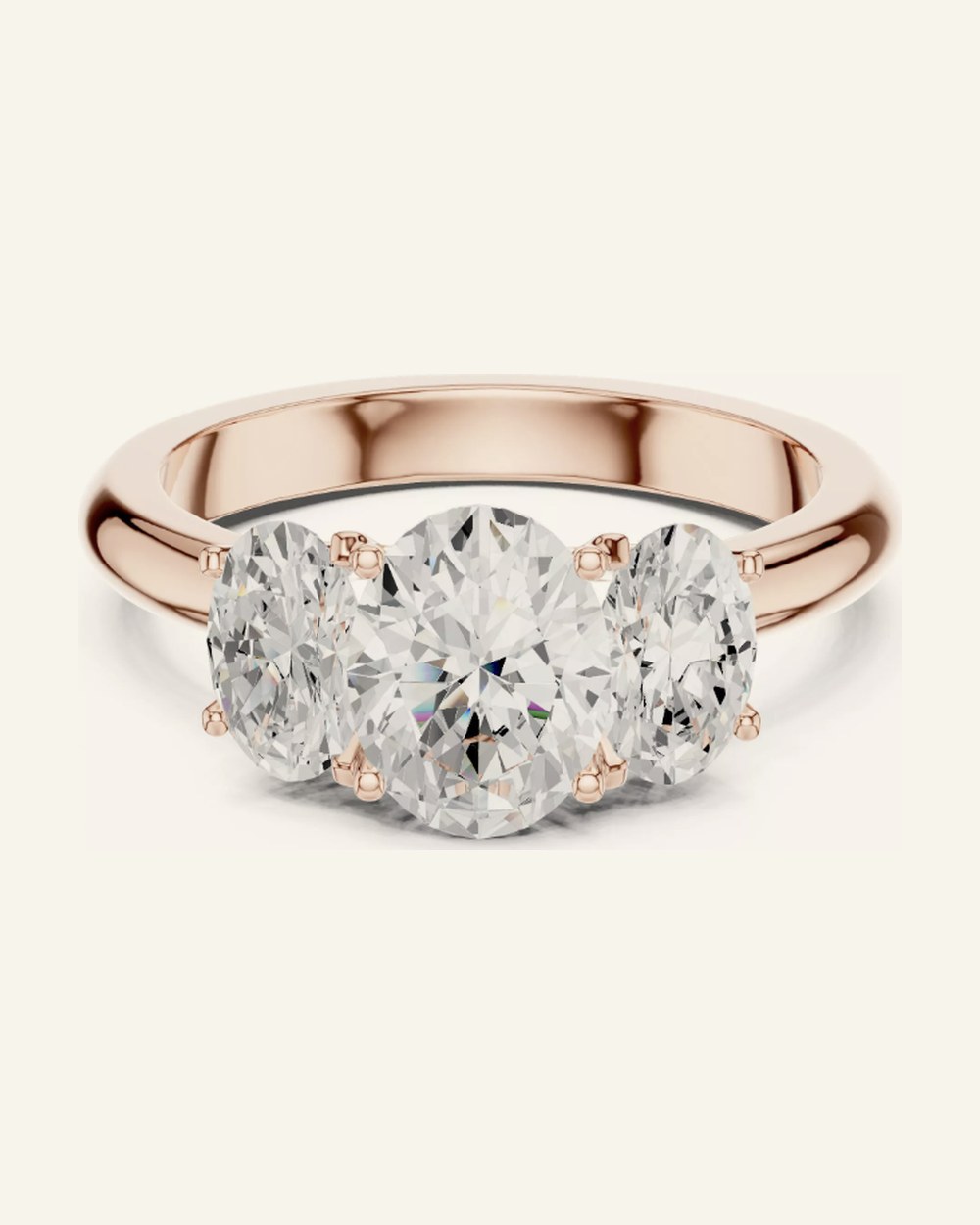 Elle ring by OLIVE Fine Jewellery in Rose gold