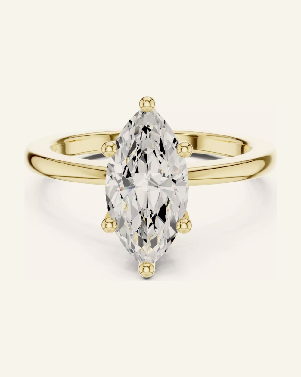 Amanda ring by OLIVE Fine Jewellery in Yellow gold