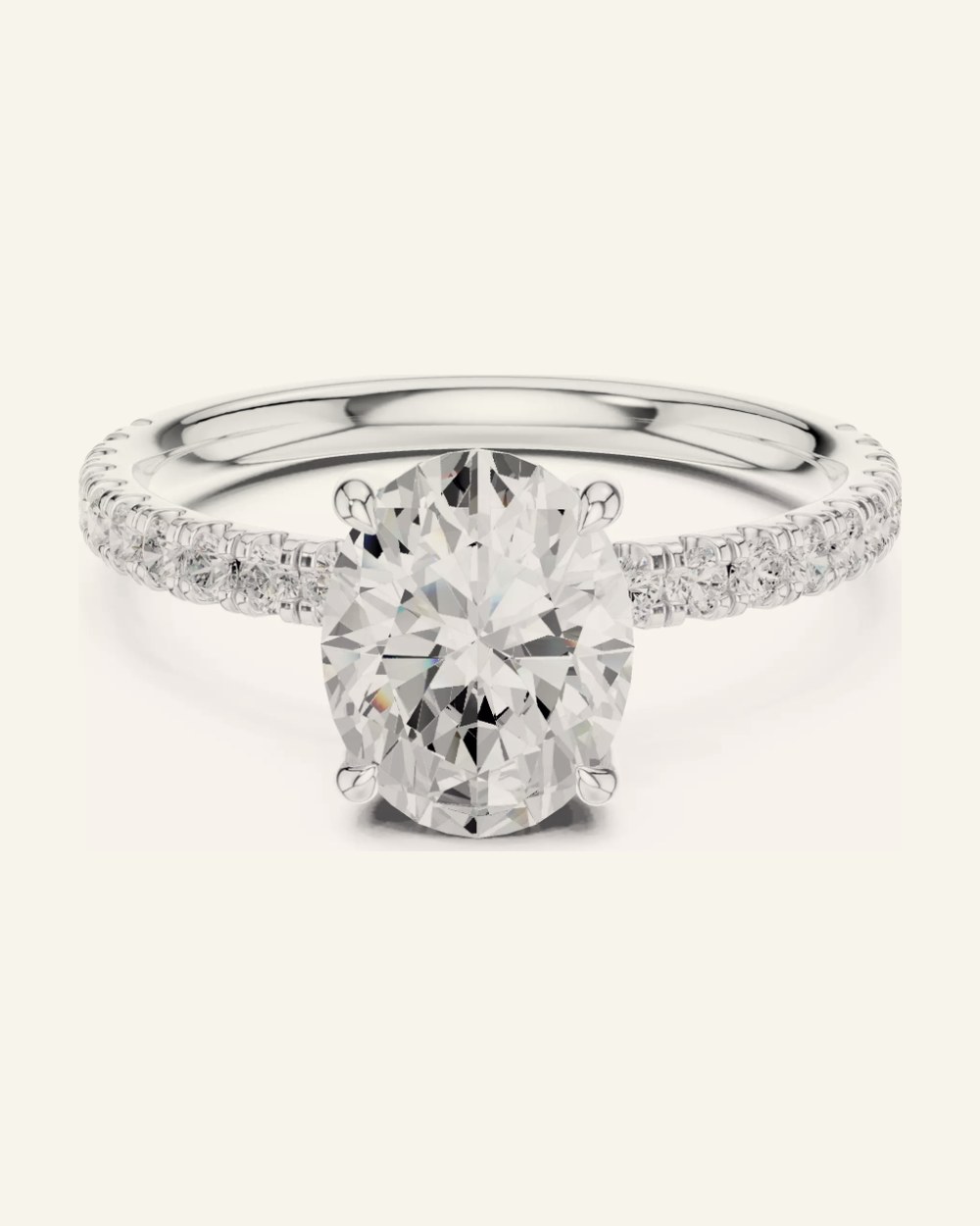 Millie ring by OLIVE Fine Jewellery in White gold / Platinum