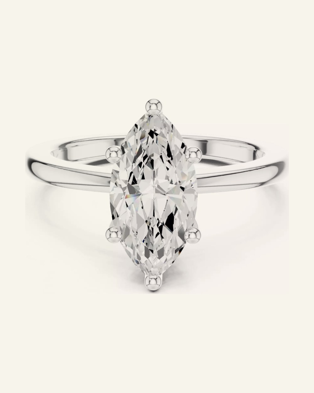 Amanda ring by OLIVE Fine Jewellery in White gold / Platinum