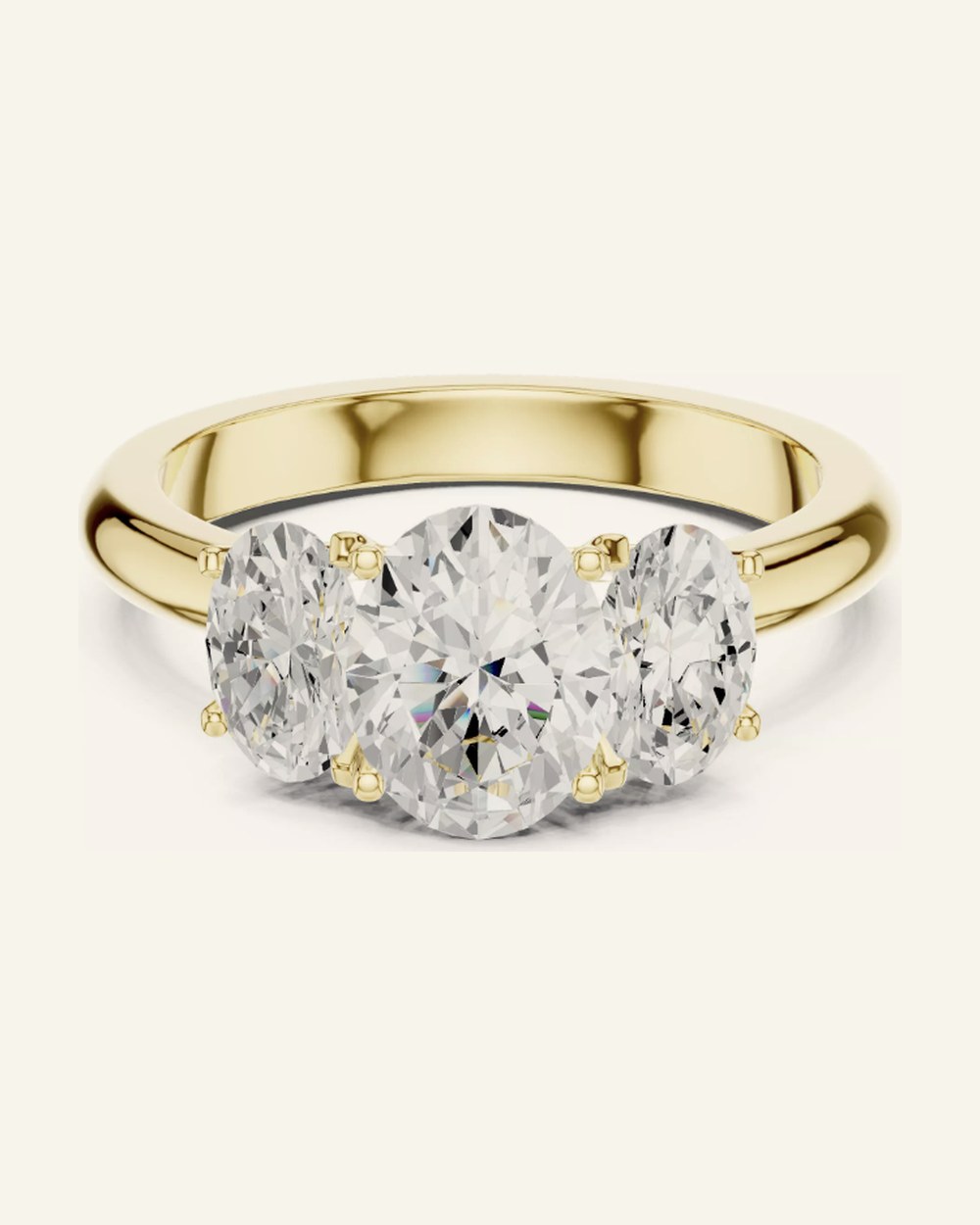 Elle ring by OLIVE Fine Jewellery in Yellow gold