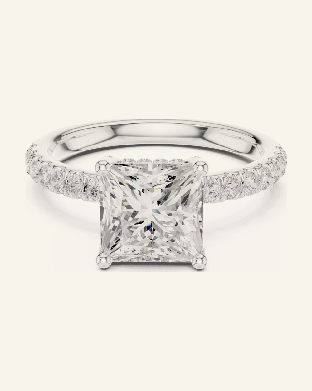 Hazel ring by OLIVE Fine Jewellery in White gold / Platinum