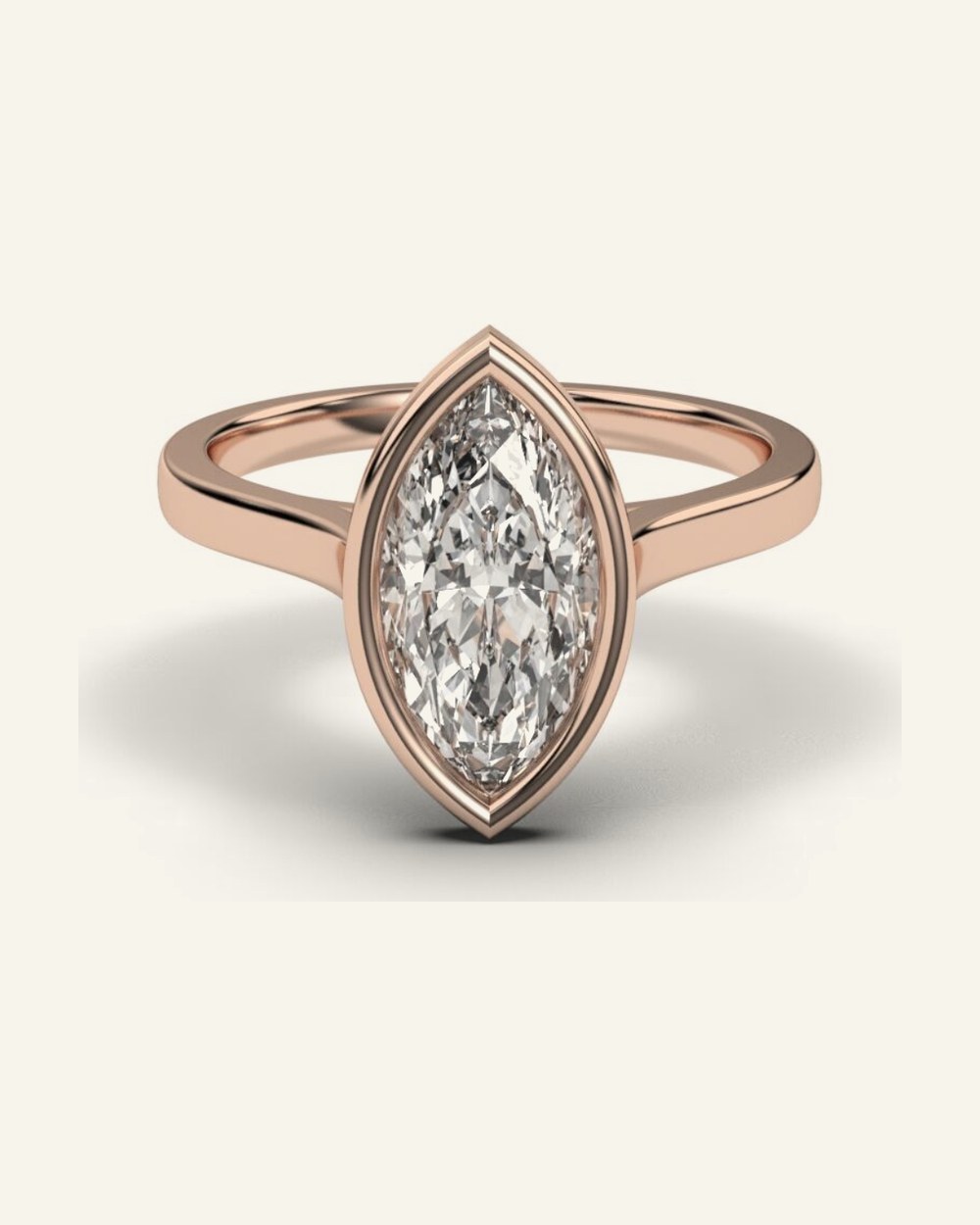 Willow ring by OLIVE Fine Jewellery in Rose gold