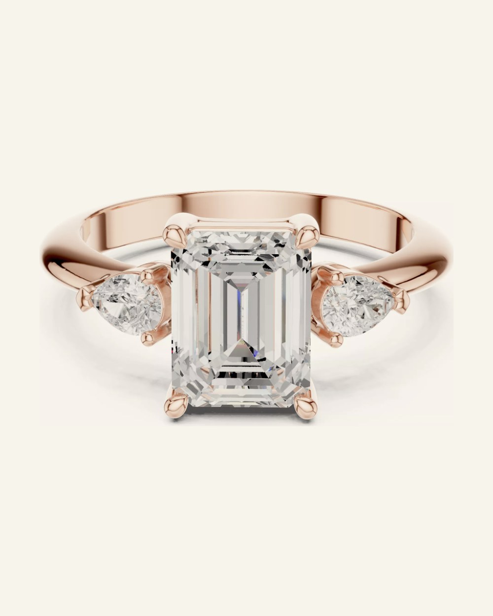 Zara ring by OLIVE Fine Jewellery in Rose gold