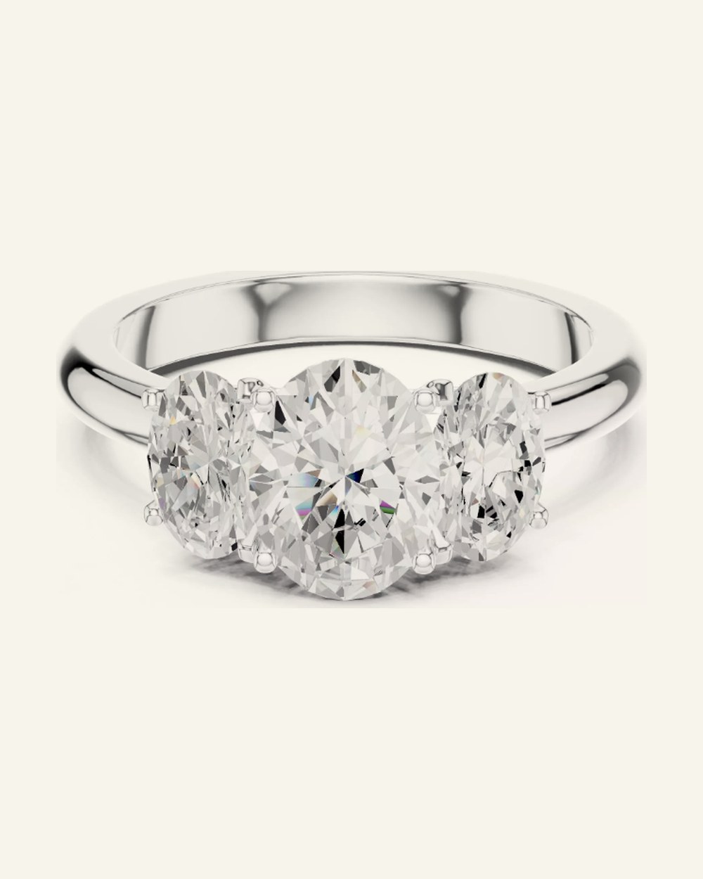 Elle ring by OLIVE Fine Jewellery in White gold / Platinum