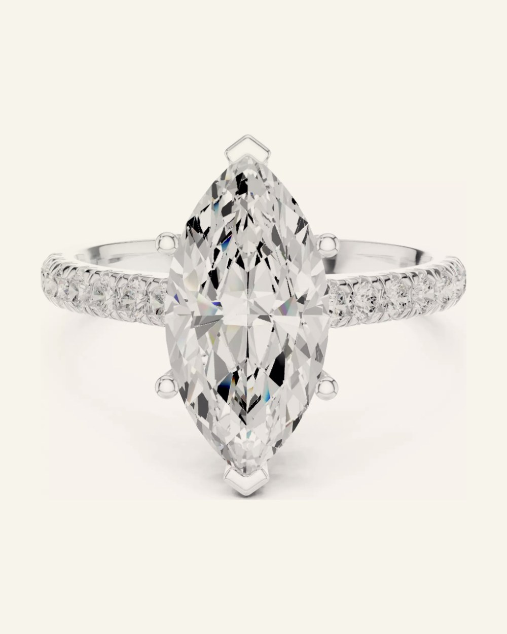 Skye ring by OLIVE Fine Jewellery in White gold / Platinum