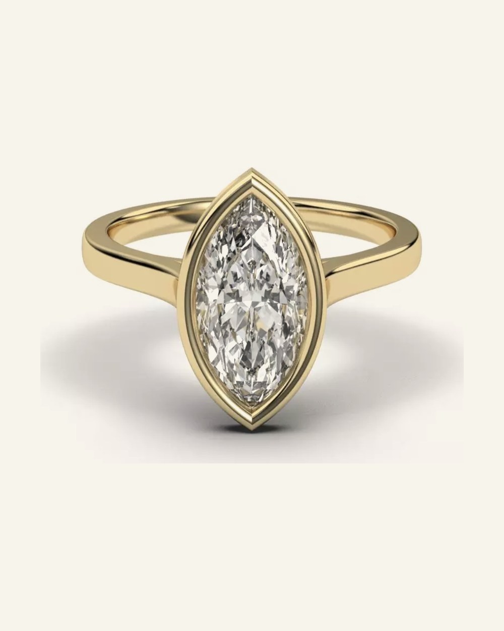 Willow ring by OLIVE Fine Jewellery in Yellow gold