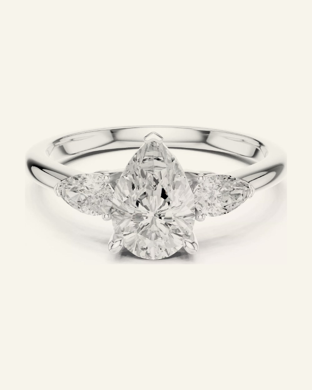 Maya ring by OLIVE Fine Jewellery in White gold / Platinum